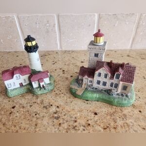 Two Spoontiques Lighthouses, Chatham Light and Thirty Mile Point